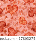 red seamless pattern with hearts 17803275