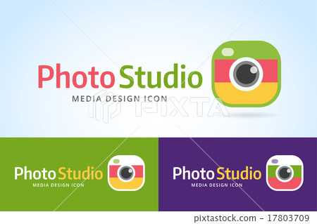 Photo camera icon template. Photographer logo Photo camera icon template. Photographer logo 17803709