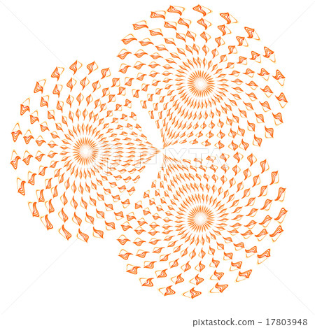 Orange abstract seamless pattern out. Abstract - Stock Illustration ...