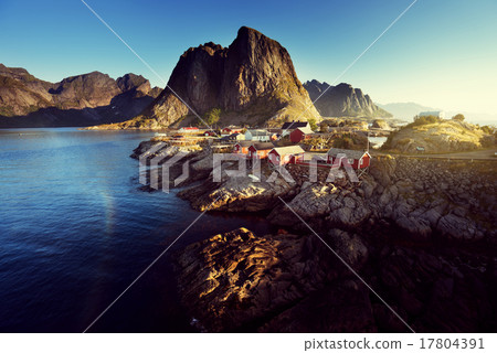 Fishing hut - Reine, Lofoten islands, Norway 17804391
