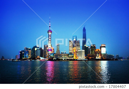 Shanghai at night, China Shanghai at night, China 17804407