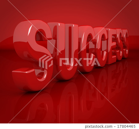 Success text on red background - Stock Illustration [17804465] - PIXTA