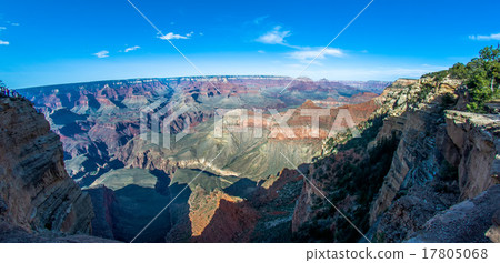 grand view of grand canyon at sunset 17805068