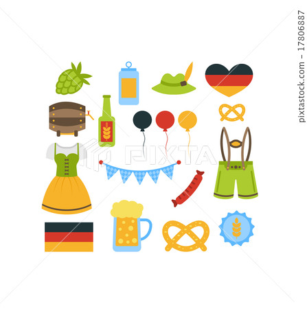 Oktoberfest Colorful Elements 17806887