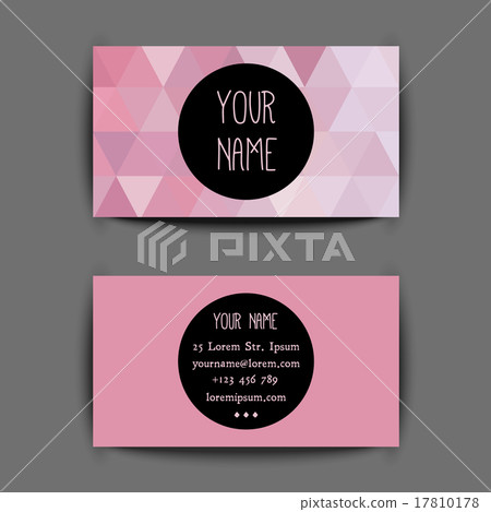 Business card template 17810178