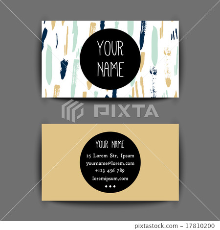 Business card template 17810200