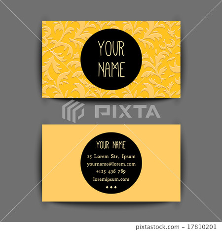 Business card template 17810201