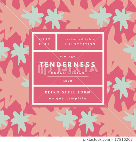 Vintage logo in frame 17810202