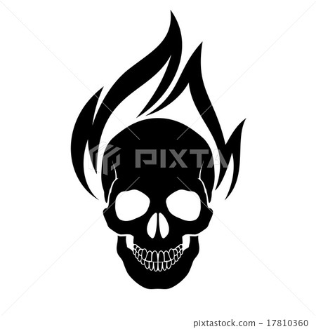 Skull on fire Skull on fire 17810360
