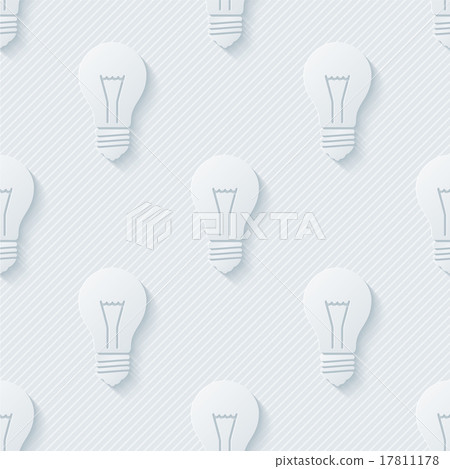 Light bulbs pattern - Stock Illustration [17811178] - PIXTA