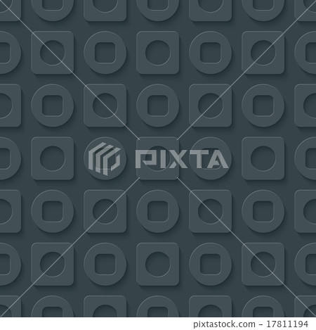 Circless and squares seamless pattern. Circless and squares seamless pattern. 17811194