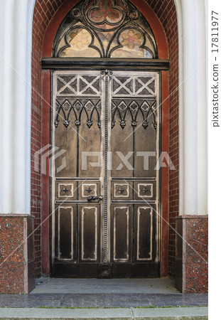 door decoration in forged iron Old town 17811977