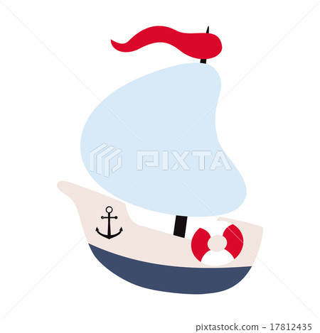 Funny sailing ship 17812435