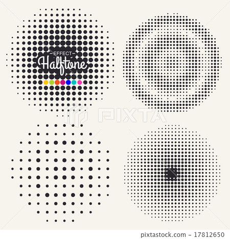 Grunge halftone background 17812650