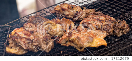 當地烤雞肉串（廣島/三木市）全景 17812679