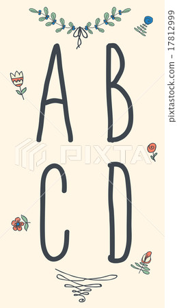 Hand drawn sketch alphabet. Handwritten font. Hand drawn sketch alphabet. Handwritten font. 17812999