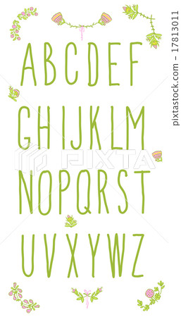 Hand drawn sketch alphabet. Handwritten font. 17813011