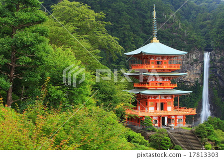 那智瀑布和Aokogiji寺 17813303