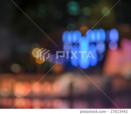 Colorful bokeh city light up background Colorful bokeh city light up background 17813442