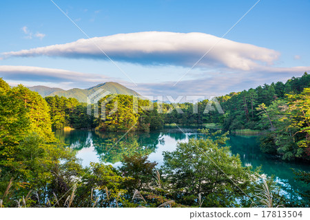 Goshikinuma Bishamonnuma (Kitashiobara Village, Yama-gun, Fukushima Prefecture) Goshikinuma Bishamonnuma (Kitashiobara Village, Yama-gun, Fukushima Prefecture) 17813504