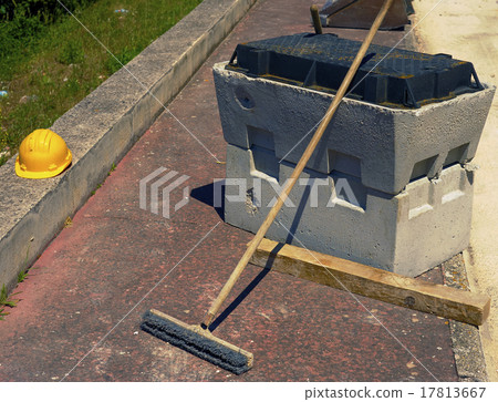 pit block precast concrete, helmet scrubbing brush 17813667