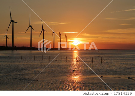 Stock Photo: the seas, setting (of the sun), ocean