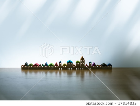 房子的街道上排 17814832