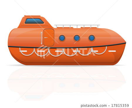 nautical lifeboat vector illustration 17815359