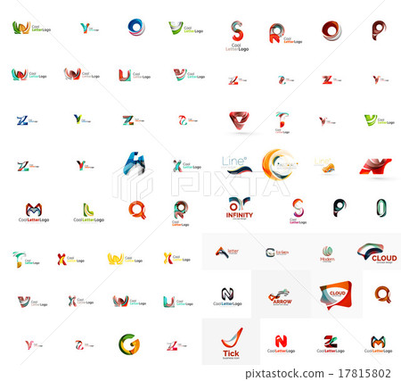 Vector abstract company logo mega collection, type Vector abstract company logo mega collection, type 17815802