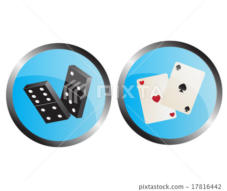 icon depicting the dominoes and playing cards 17816442