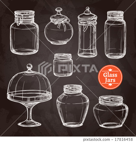 Big Jar Set - Stock Illustration [17816458] - PIXTA