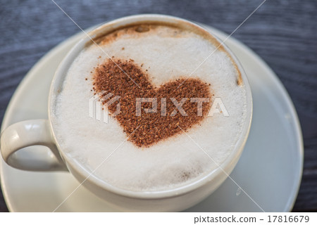 Coffee heart shape Coffee heart shape 17816679