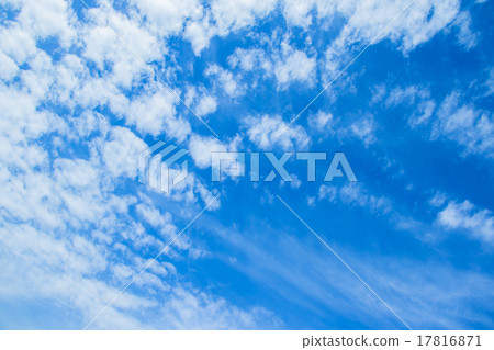 Clouds cotton cloud cumulus cloudy clouds or high cumulus blue sky white clouds autumn sky background material cloud blue sky synthesis background 17816871