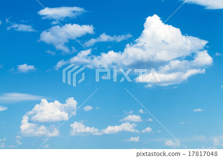 Blue sky with clouds Blue sky with clouds 17817048
