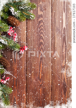 Christmas background with fir tree Christmas background with fir tree 17817103