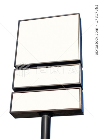 Billboard with blank spaces Billboard with blank spaces 17817363