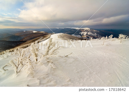 winter mountains landscape winter mountains landscape 17818642