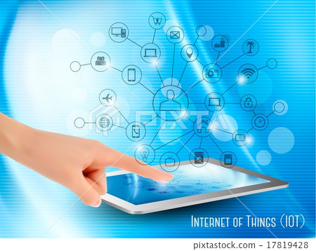 Internet of Things concept (IoT).  17819428