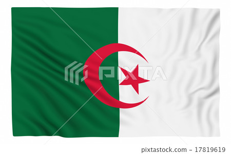 Flag of Algeria 17819619