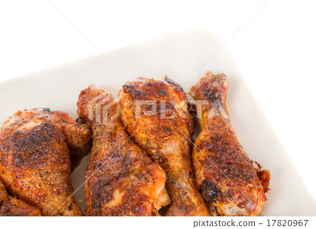 Roasted chicken background Roasted chicken background 17820967