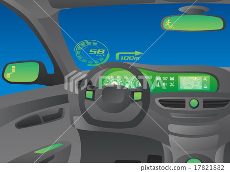 抬頭顯示（HUD）圖像例證 17821882