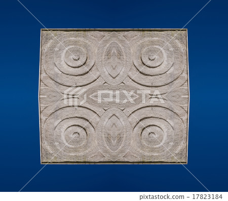 surface of the stone with circle style for decorate on blue back surface of the stone with circle style for decorate on blue back 17823184
