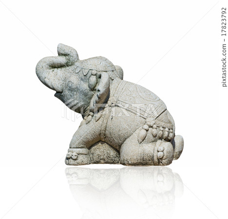 Elephant Statue on white background, isolate Elephant Statue on white background, isolate 17823792