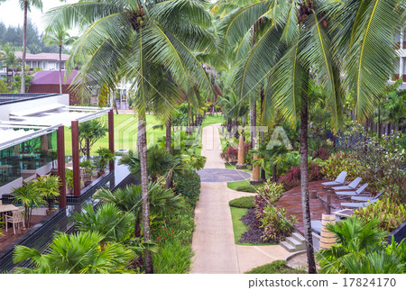 KHAOLAK, THAILAND - OCT 31 : Architecture exterior with walkway 17824170