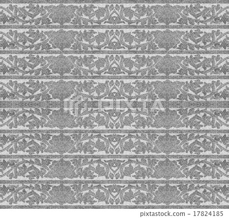 flower sculptures on walls, pattern background and texture 17824185