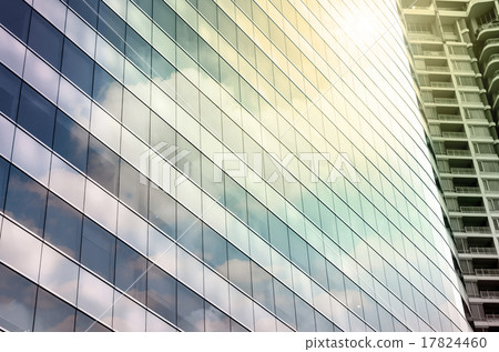 Modern business building glass of skyscrapers, Business concept 17824460