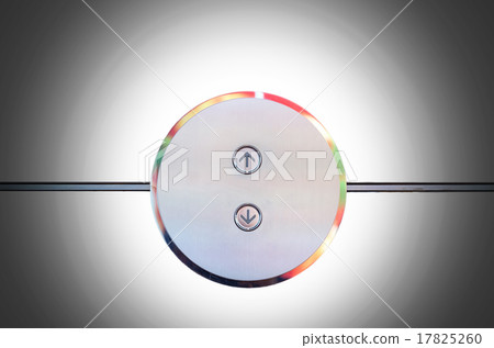 Elevator Button up and down direction on white background 17825260