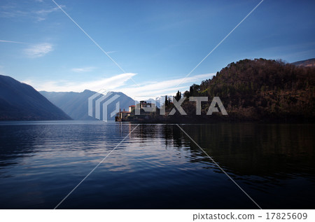 Island on the lake Island on the lake 17825609