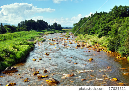 豬苗代夏天的長瀨河 17825811