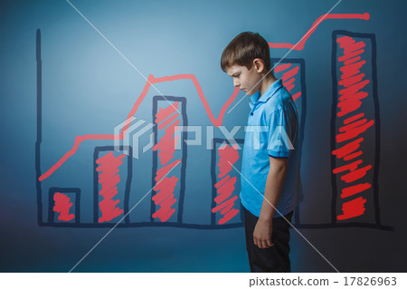 boy teenager European appearance Brown turned his 17826963
